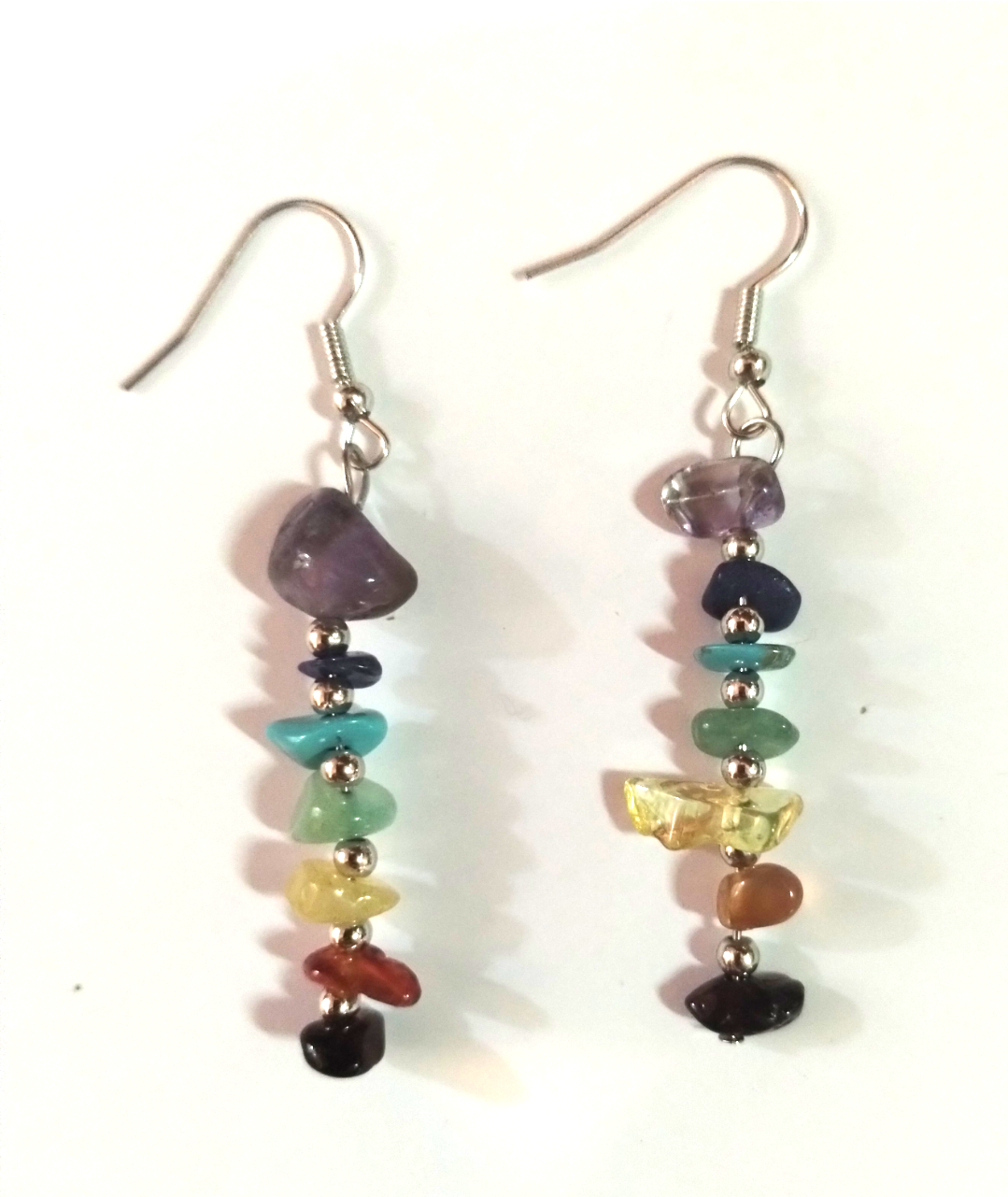 Earrings - Chakra stone dangle