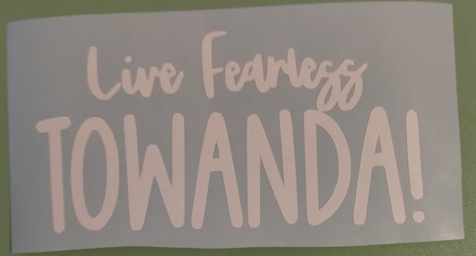 Car Window Decal - Towanda!