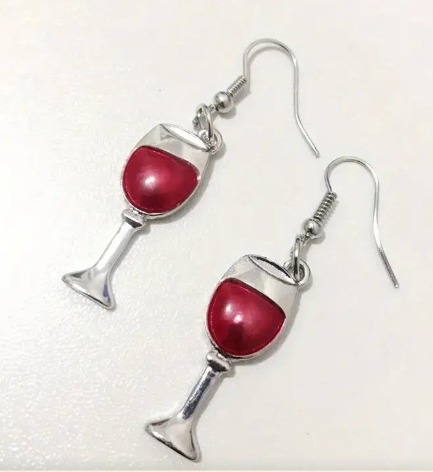 Earrings - Wine Please!