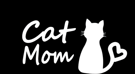 Car Window Decal - Cat Mom