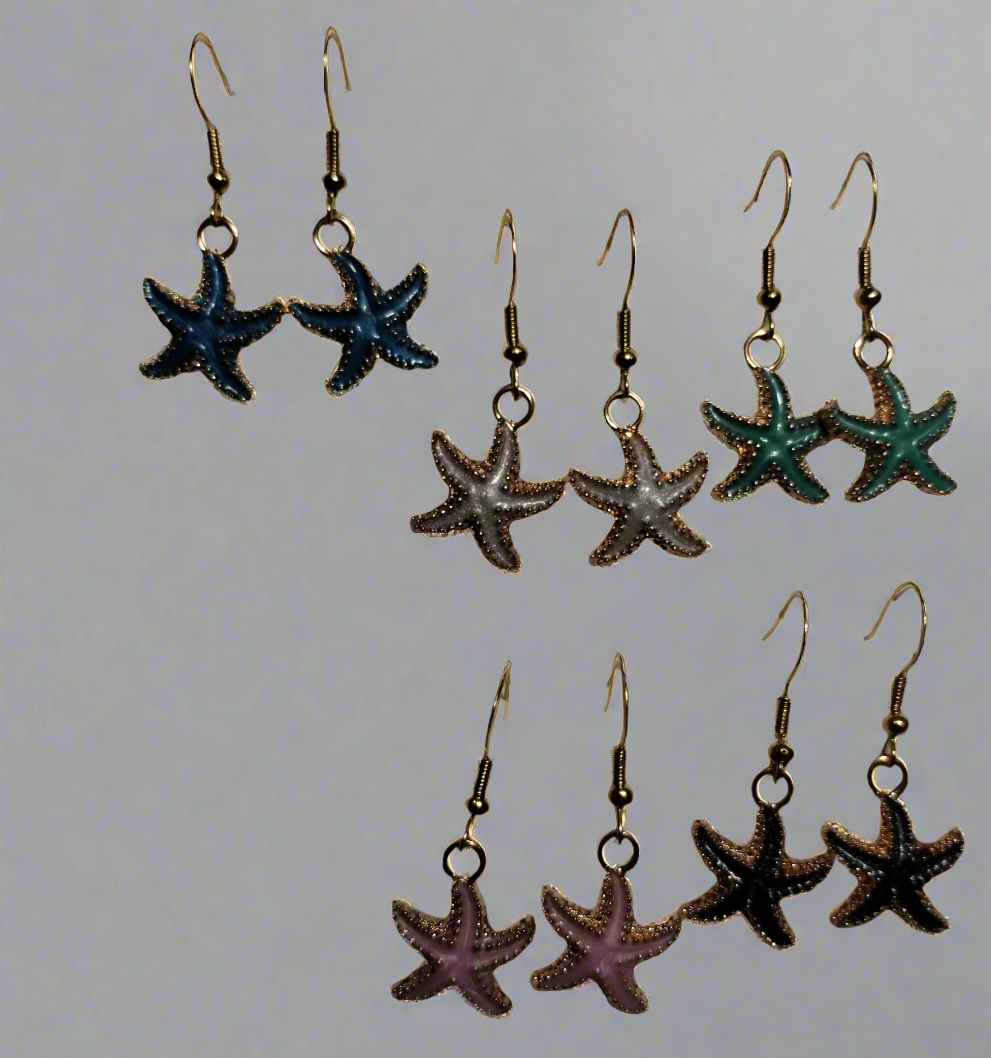 Earrings - Simplicity Gold Starfish